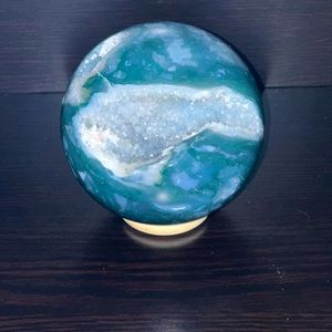 Ocean jasper sphere